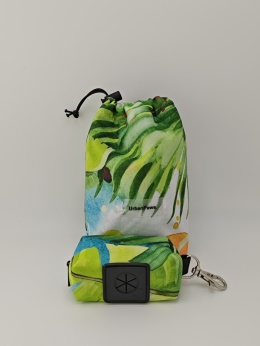 Saszetka na smaczki z etui na kupoworki | jungle | gratis woreczki