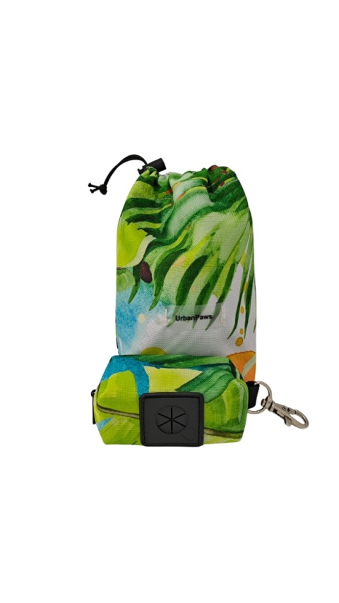 Saszetka na smaczki z etui na kupoworki | jungle | gratis woreczki