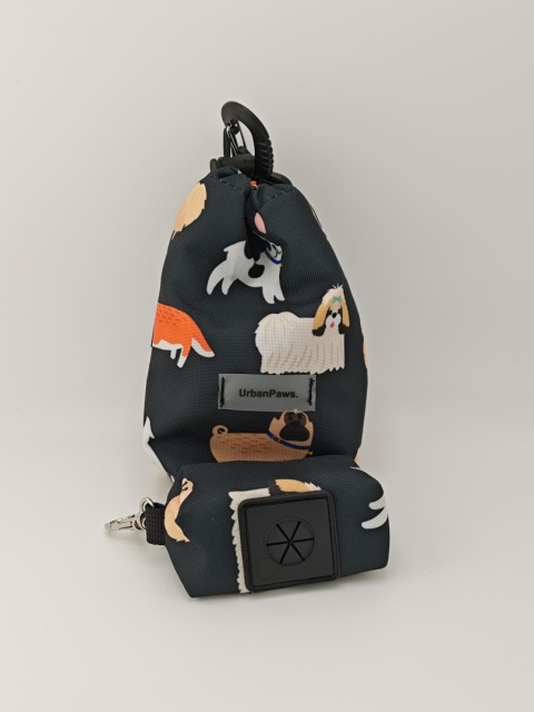 Saszetka na smaczki z etui na kupoworki | dogs | gratis woreczki