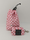 Saszetka na smaczki z etui na kupoworki | love | gratis woreczki
