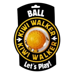 Kiwi Walker Let's Play Ball Orange - piłka dla psa, pomarańczowa - Maxi