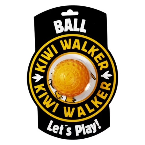 Kiwi Walker Let's Play Ball Orange - piłka dla psa, pomarańczowa - Maxi