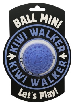 Kiwi Walker Let's Play Ball Blue - piłka dla psa, niebieska - Mini