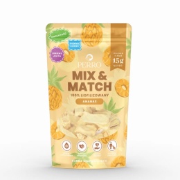MIX & MATCH Ananas Przysmaki liofilizowane 15g Perro