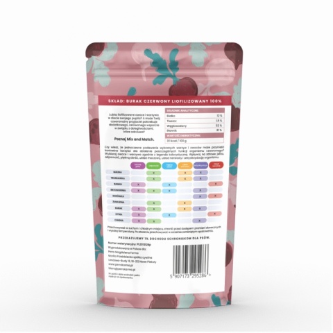 MIX & MATCH Burak Przysmaki liofilizowane 20g