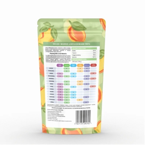 MIX & MATCH Mango Przysmaki liofilizowane 20g