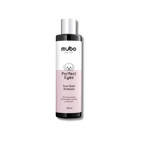 Mubo Perfect Eyes Tear Stain Remover 250ml - płyn na zacieki i przebarwienia pod oczami dla psa i kota